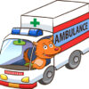 cartoon ambulance puzzle